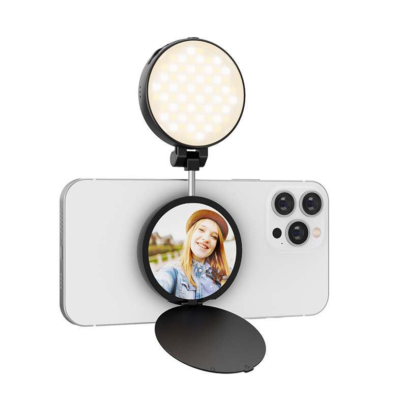 ST-128 Multi-fucntional Ring Light ( Light+Mirror+Phone Stand )