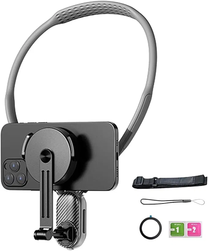 SILICONE MAGNETIC NECK MOUNT HOLDER